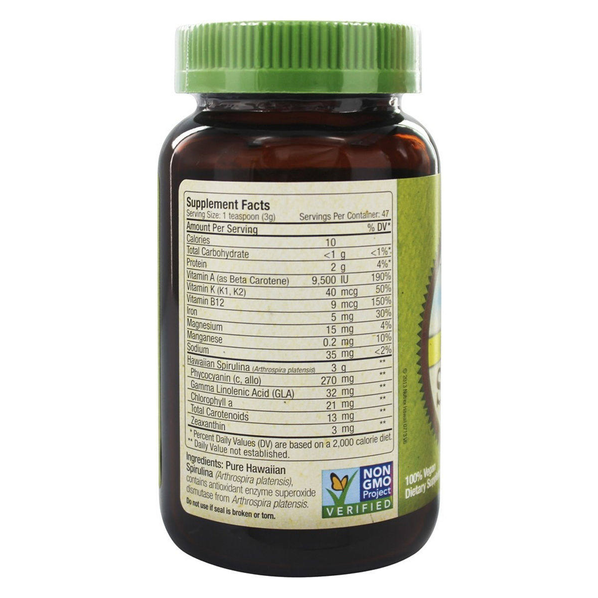 nutrex hawaii粉纯夏威夷螺旋藻 LuckyVitamin海外其他膳食营养补充剂