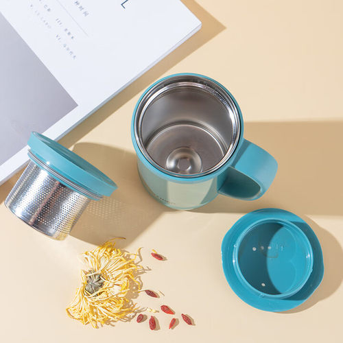 tiger虎牌保温杯CWM-A035/A050茶滤网304不锈钢办公杯男水杯正品 - 图3