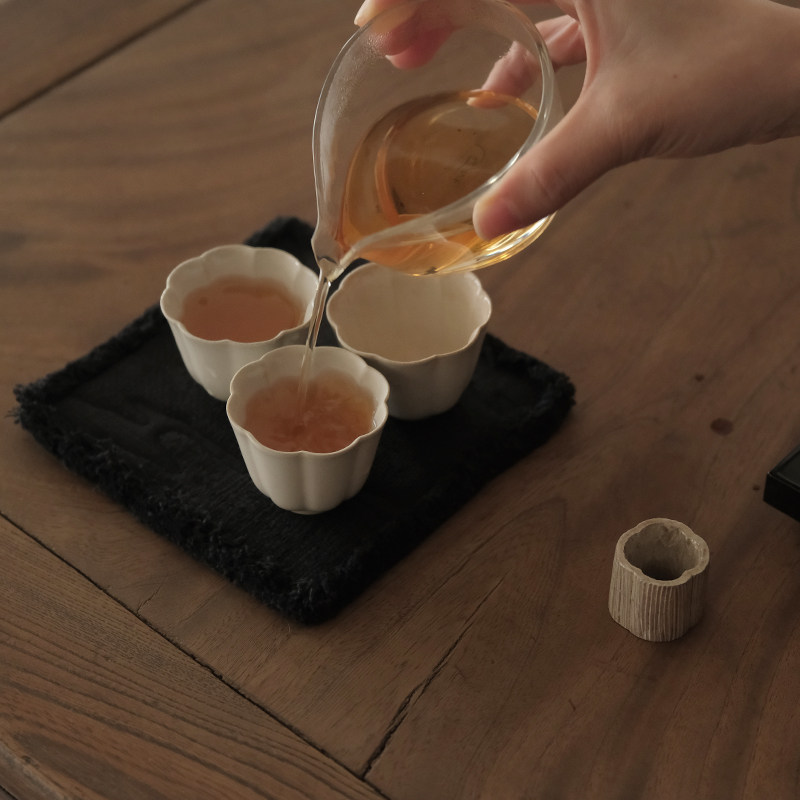 淡水間丨「织物」春光茶席 玄色壶垫 限量防烫防刮 保护垫隔热,淘宝优惠券,粉丝福利购,淘宝优惠卷