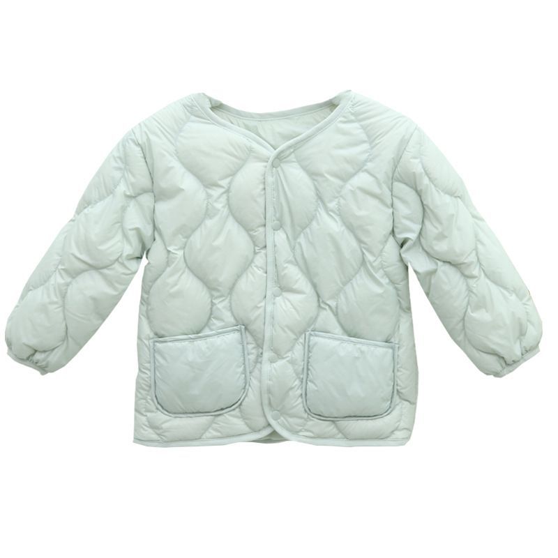 儿童轻薄款羽绒服女童男童宝宝小童校服内穿保暖秋冬轻便内胆外套 - 图3