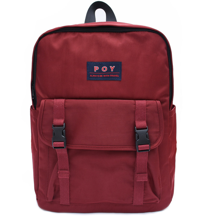 poy女韩版电脑高中大学生风双肩包 poy双肩背包