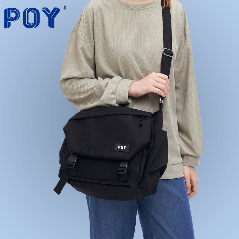 poy女大容量大学生上课包通勤男包 POY女士包袋
