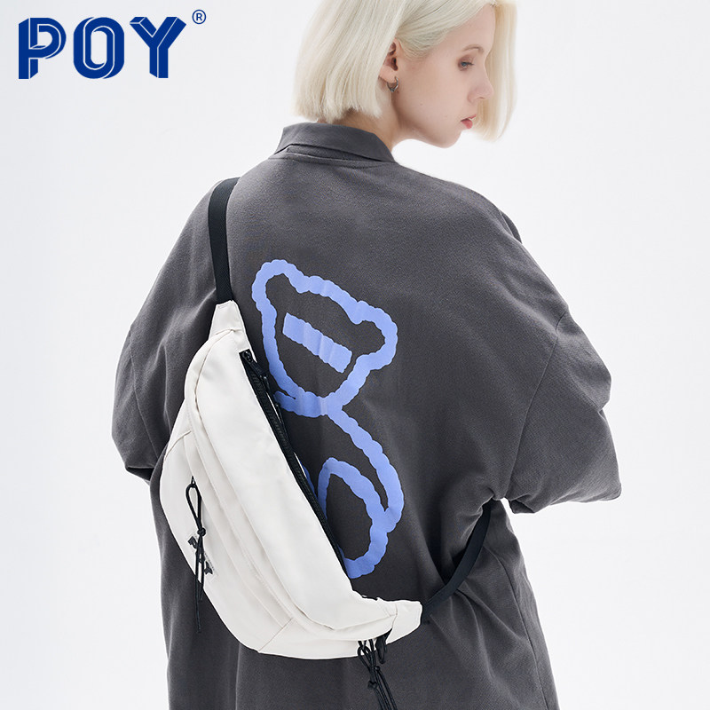 poy 2021新款大容量胸包男斜挎包 POY女士包袋