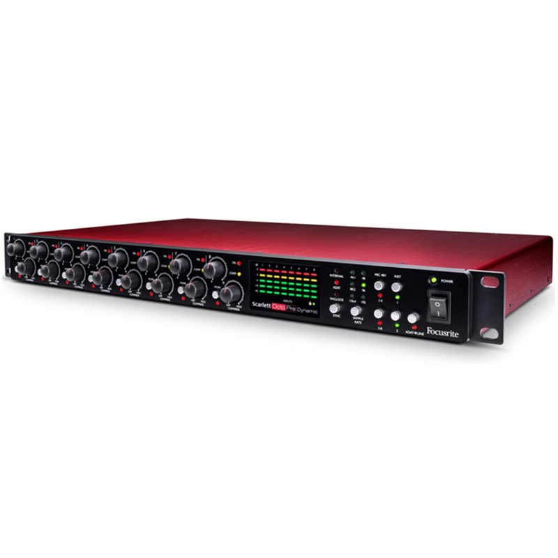 福克斯特Focusrite Scarlett Octopre Dynamic 8通道话放带压缩器 - 图0