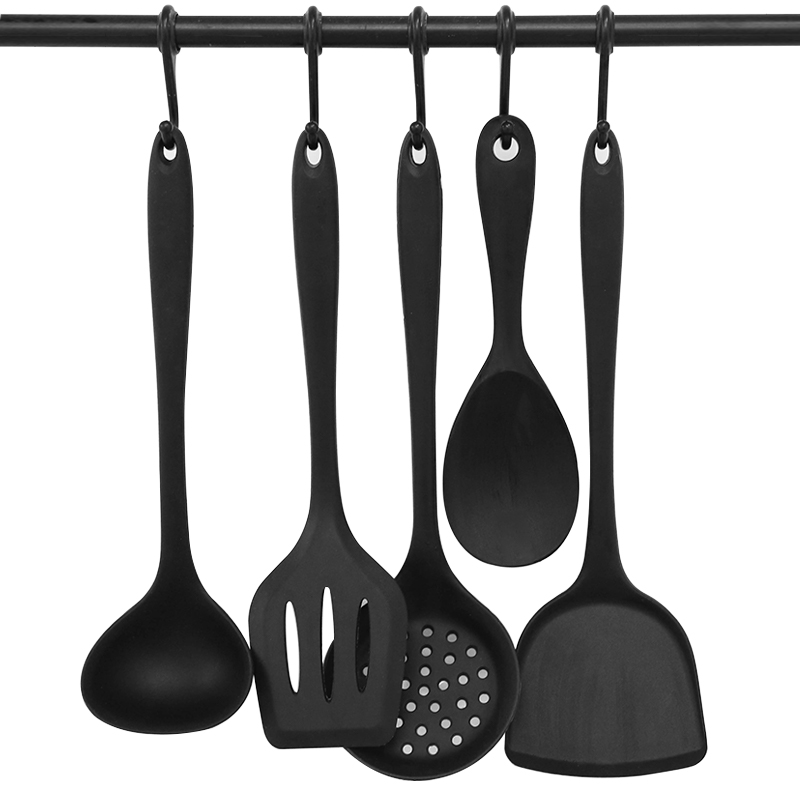 高尊居家日用旗舰店硅胶铲炒菜铲子耐高温家用不粘锅专用铲硅胶锅铲汤勺煎铲厨具套装3