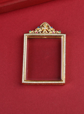 新藏族唐卡盒吊坠嘎乌盒