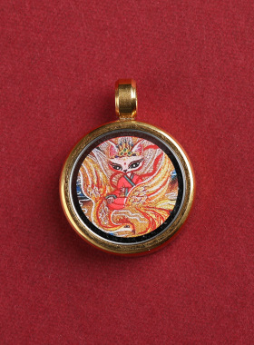 西藏随身小唐卡狐狸十二