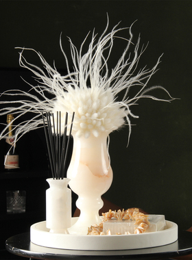 法式简约白色相框装饰餐厅餐桌床头柜摆件家居桌面摆设文艺工艺品