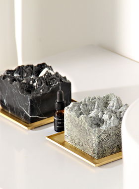 【八度空间】新中式装饰品功夫茶具样板间售楼部茶几禅意桌面摆件