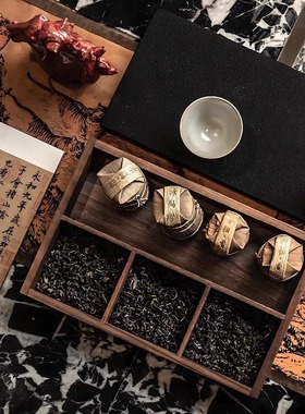 【八度空间】新中式样板间泡茶具大理石花器书桌面玄关组合摆件