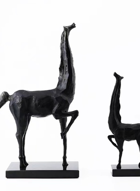 铸铁客厅桌面马头现代简约