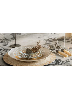 餐桌摆件高级餐厅样板房中式中古风老钱风餐桌花瓶插花装饰品搭配