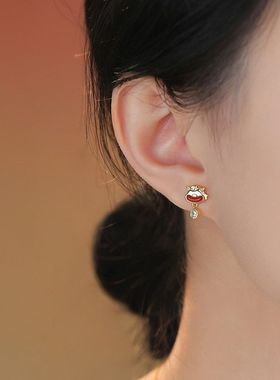 项链首饰锆石本命年999好运轻奢