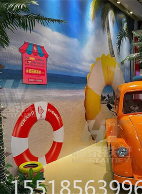 金属招人气工业风橱窗摆网红打卡