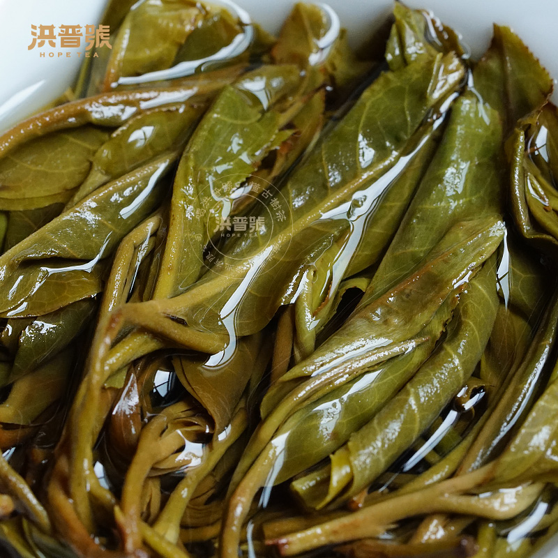 2019春茶洪普号茶叶普洱茶生茶饼茶滑竹梁子坝檬古树茶纯料 - 图2