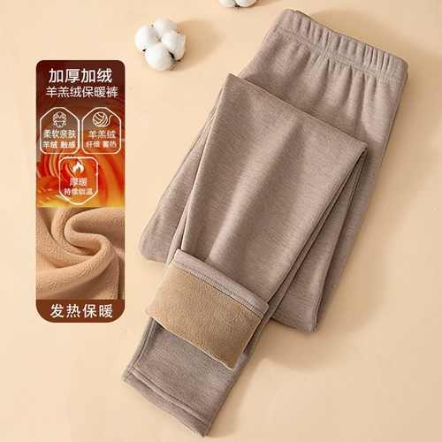 Мужские удерживающие тепло флисовые штаны, бархатное базовое зимнее термобелье, увеличенная толщина, большой размер