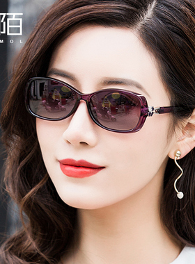 小框防紫外线方形优雅女偏光镜