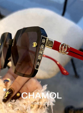 偏光防紫外线高级感墨镜