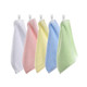 Pure cotton children's solid color square towel kindergarten hand towel