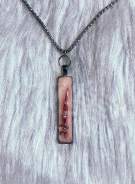 万花筒疤原创设计项链仿真节日礼物ins高颜值爆款不掉色