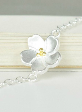 青柠原创纯银学生甜美风饰品手链