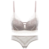 Бюстгальтер без косточек, нижнее белье, летний сексуальный бюстгальтер пуш-ап, ультратонкий тонкий бюстгалтер, комплект, французский стиль