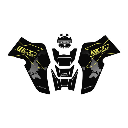 摩小二适用凯越800X油箱贴改装装甲贴保护贴贴花防剐蹭防水贴纸 - 图3