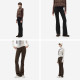 Jiao Nei ປັບຮູບຮ່າງ 304 ຮູບຮ່າງຂອງ leggings Flared ຂອງແມ່ຍິງ