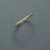 Jing Xiaohong full body S925 sterling silver plated with 14k gold very simple basic stacking ring