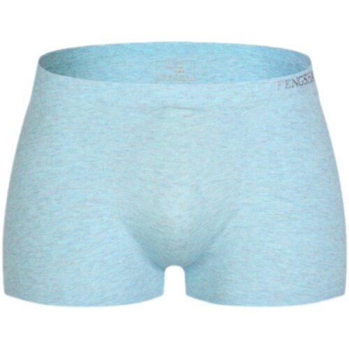 一片式无痕彩棉男士内裤低腰性感平角裤舒适薄款纯棉四角青年底裤 - 图3