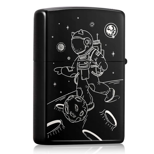 Zippo более легкая подлинная флагманская флагманская космическая прогулка Zhibao