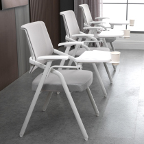 Upscale training chair with table plate folding with writing plate white office room table and chairs integrated meeting chair