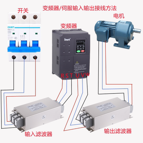 三相380V变频器专用输入输出EMC电源滤波器伺服三级SJB920 SJB960 - 图2
