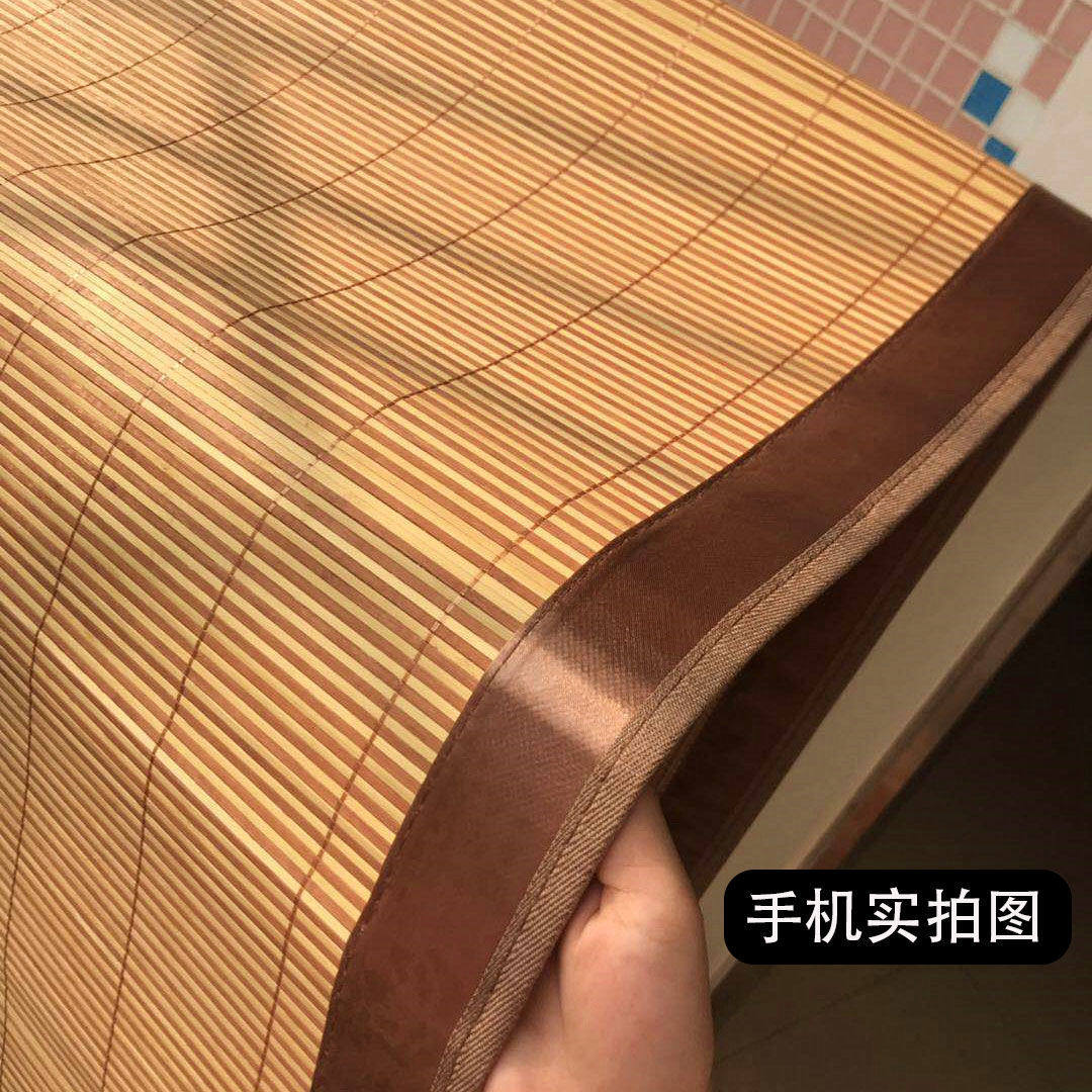 竹子凉席竹席1.8直筒1.5一米五2.0夏天1.35不折叠1.15定制定做2.0_虎窝淘