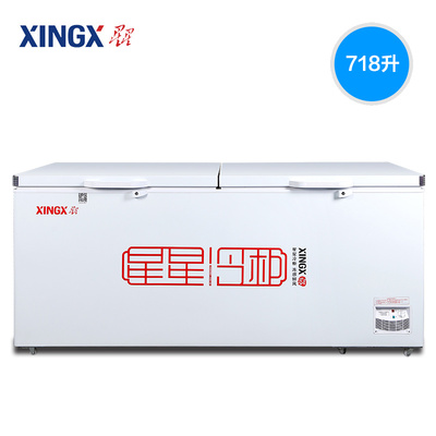 XINGX/星星 BD/BC-518G718升商用卧式单温冰柜冷冻冷藏大容量冷柜 - 图1
