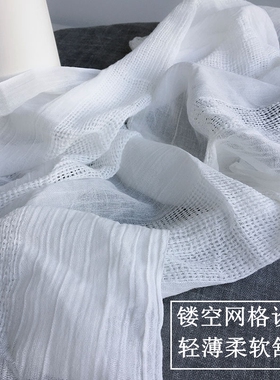 新款纯棉春秋夏季白色围巾女士