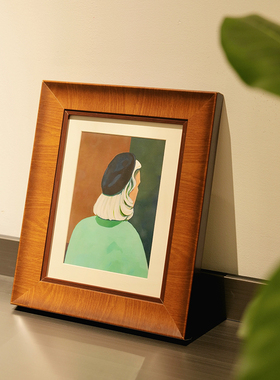 中古风实木画框相框油画外框