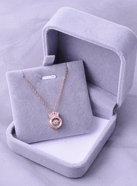 s925项链925纯银吊坠女