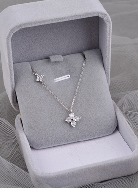 925纯银项链女轻奢2026新款小众高级锁骨链送女友生日礼物ins刻字