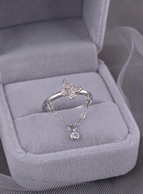 925纯银戒指女款轻奢小众设计