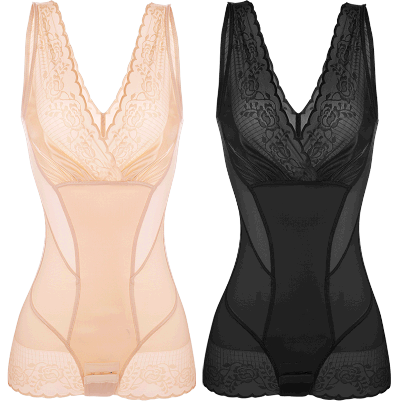 美人谣计正品塑身连体内衣服女产后 澳蝶洛塑身连体衣