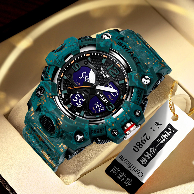 男士户外战术特种兵学生潮流电子表 卡之蓝手表国产腕表