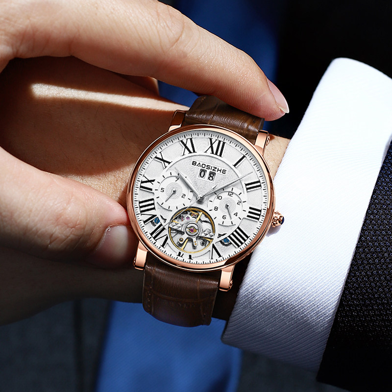 瑞士正品牌全自动机械男款高级手表 卡之蓝手表国产腕表