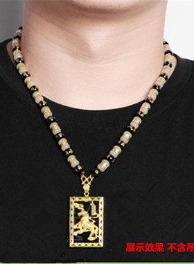 高端男款挂件玉坠玉佩挂脖