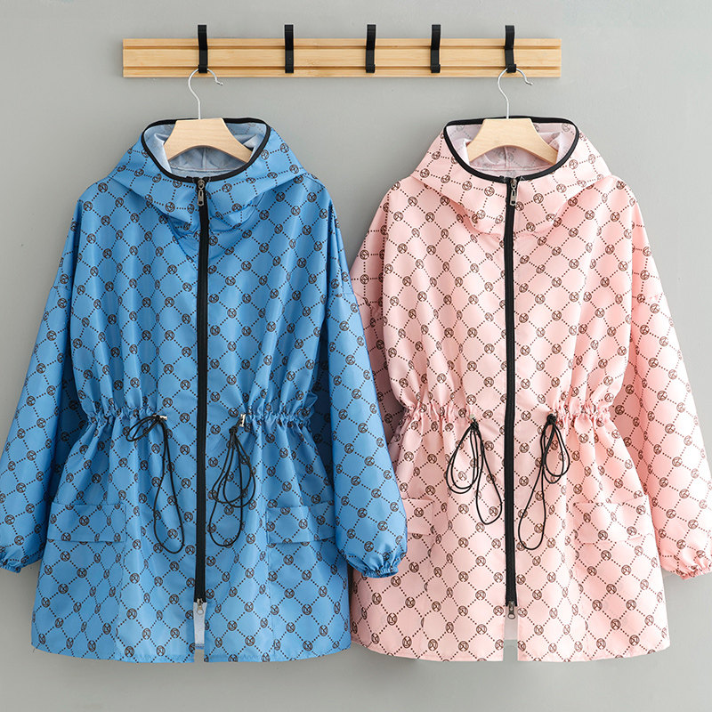 2023年春秋夏新款长袖宽松罩衣收腰气质连帽小个子外套女轻薄围裙,淘宝优惠券,粉丝福利购,淘宝优惠卷