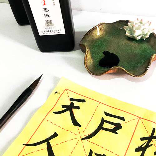 450ML红星墨汁墨水毛笔书法国画专用红星正品墨水宣纸文房四宝学 - 图2