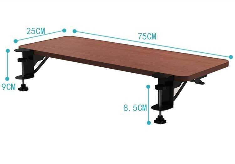 桌面延长板玩电脑胳膊肘托盘外接面板。承重延展宿舍手腕垫电脑桌-图0