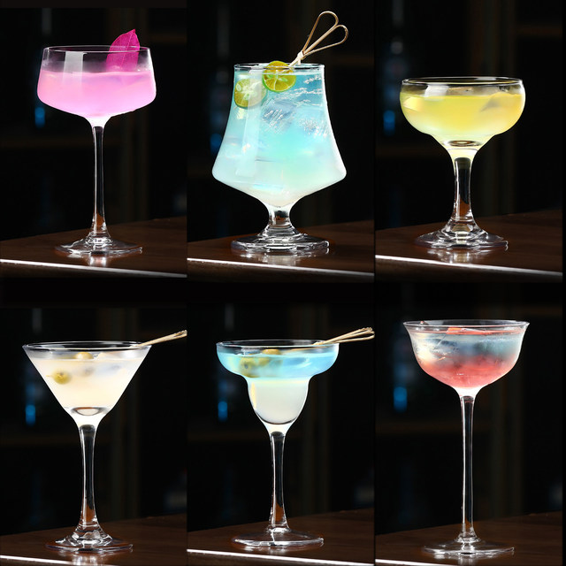Colin Cup Bar Straight Glass Long Island Tea Ice Mixing Cup Mojito Cup Cocktail Cup Combination Set