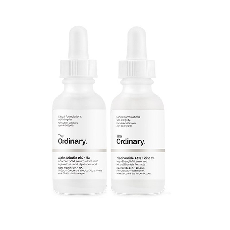 the ordinary10%烟酰胺精华+HA熊果苷原液淡美斑白控油收缩毛孔