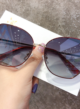 墨镜韩版显瘦圆脸偏光太阳镜